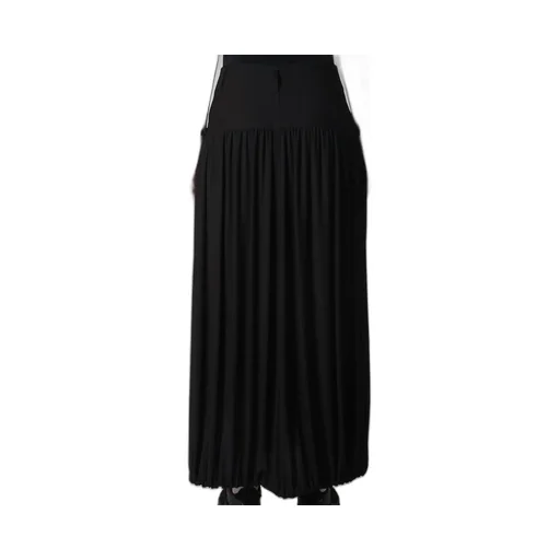 Black Denim Combination Skirt