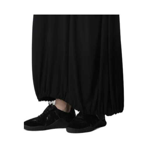 Black Denim Combination Skirt