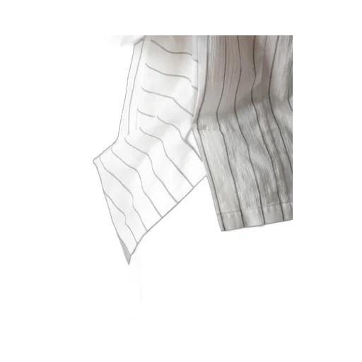 Washer Stripe Left Side Dropped Jacket