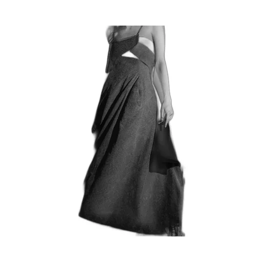 [Y’S Khadi Collection]Khadi Cotton Asymmetric Dress
