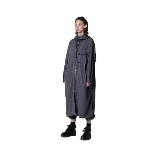 Typewriter Polyester Hooded Dress