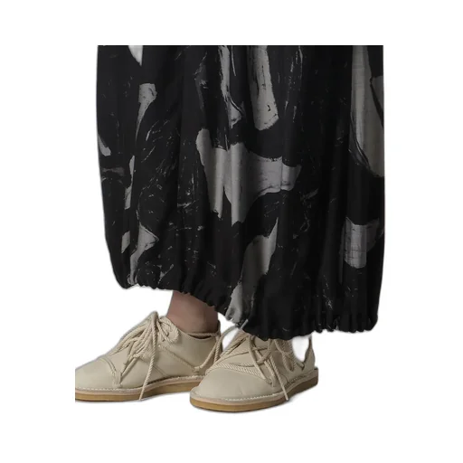 Denim/Cupro Combination Skirt