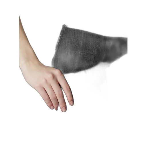 Denim/Cupro Combination Skirt