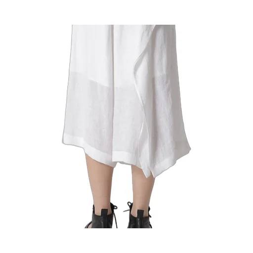 Linen Untwisted Lawn Skirt Pants