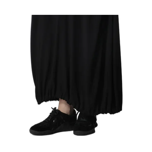 Rigid Denim Combination Skirt