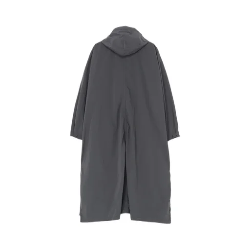 Typewriter Polyester Hooded Dress