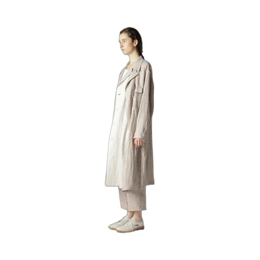 Linen Tweed Double Layered Coat