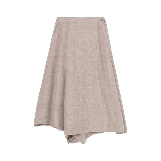 Linen Tweed Pants Skirt
