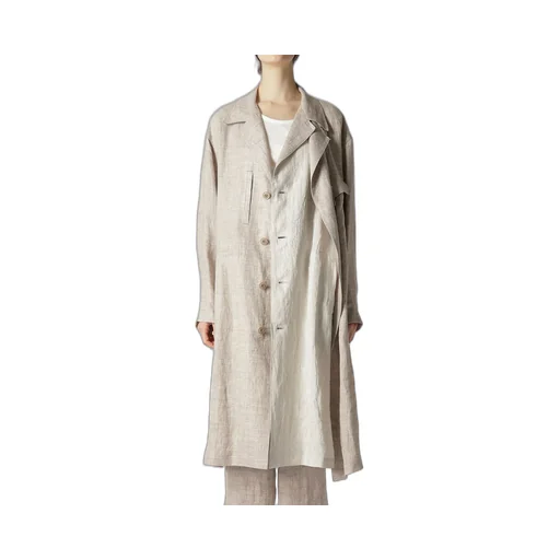 Linen Tweed Double Layered Coat