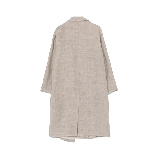 Linen Tweed Double Layered Coat