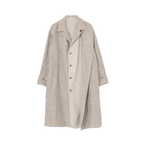 Linen Tweed Double Layered Coat