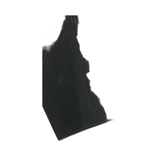 Linen/Cotton Asymmetric Drawstring Pants With Partial Pinstripe Pattern