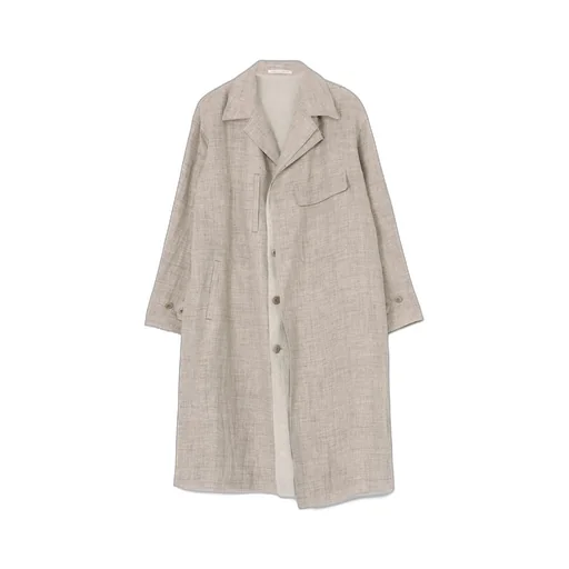 Linen Tweed Double Layered Coat