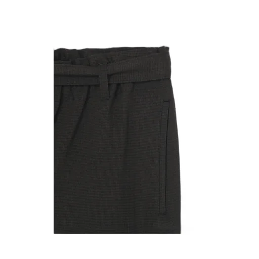 Houndstooth Belted Pants