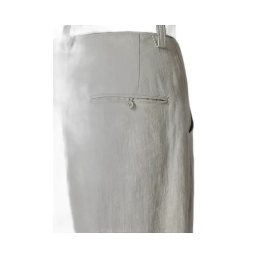L/C Ink Dyed Light Denim Side Open Pants