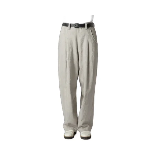 L/C Ink Dyed Light Denim Side Open Pants