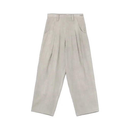 L/C Ink Dyed Light Denim Side Open Pants