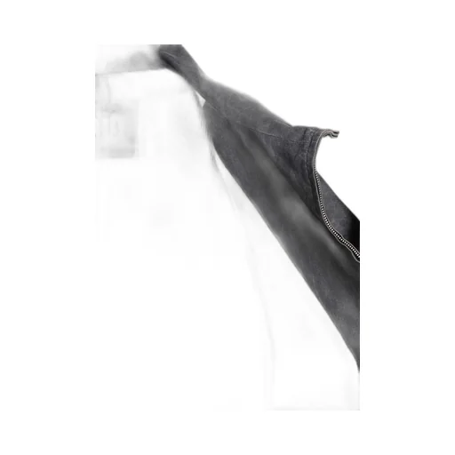 Ramie/Nylon Pigment Coating Big Anorak Coat
