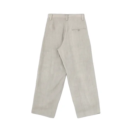 L/C Ink Dyed Light Denim Side Open Pants