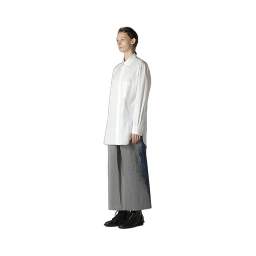 Cotton Broadcloth Double Collar Shirt