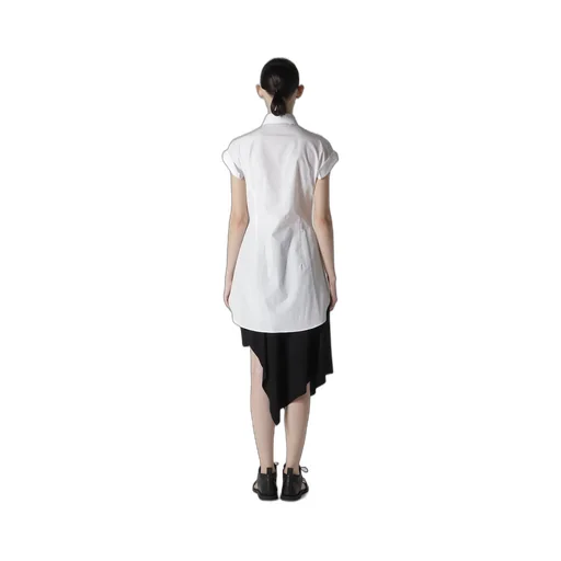100/2 Cotton Broad Turn-Up Shirt