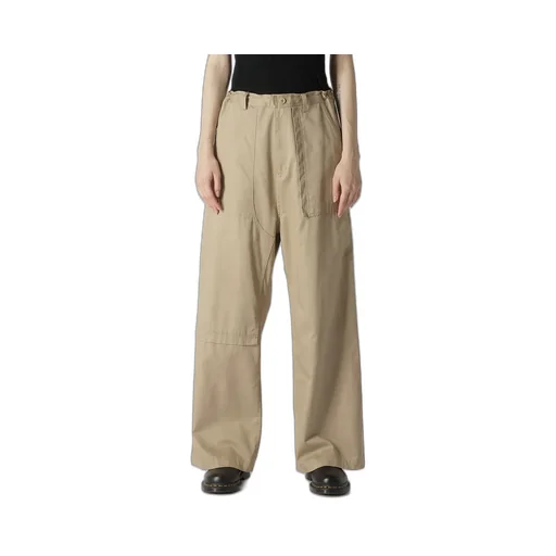 [Y's Born Product] Cotton Twill Long Straight Pants