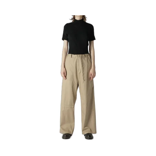 [Y's Born Product] Cotton Twill Long Straight Pants