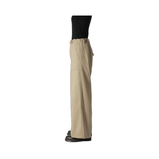[Y's Born Product] Cotton Twill Long Straight Pants
