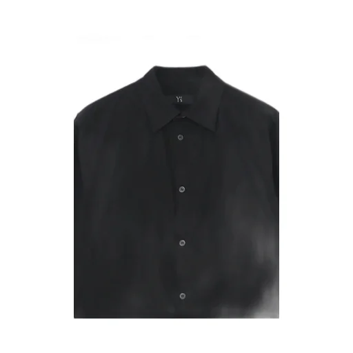Cotton Broadcloth Left Front Drape Blouse