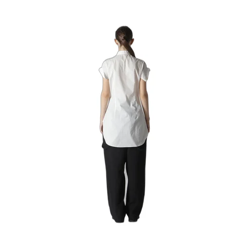 Cotton/Lawn Stand Collar Shirt