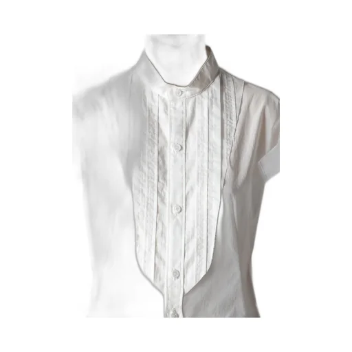 Cotton/Lawn Stand Collar Shirt