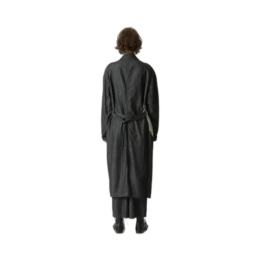 Spotted Denim 4 Pockets Long Jacket
