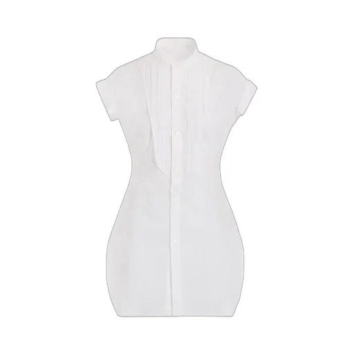 Cotton/Lawn Stand Collar Shirt
