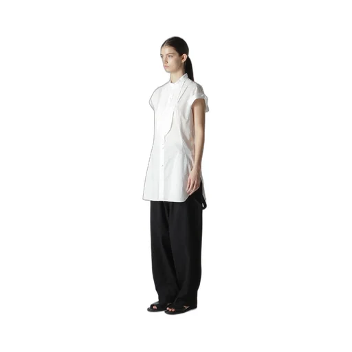 Cotton/Lawn Stand Collar Shirt