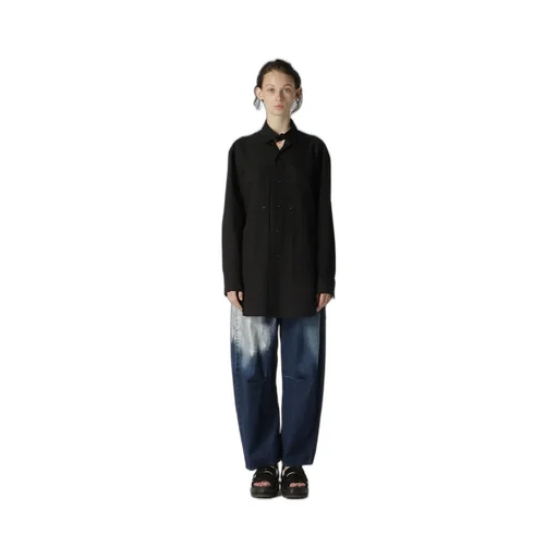 Untwisting Lawn Work Shirt