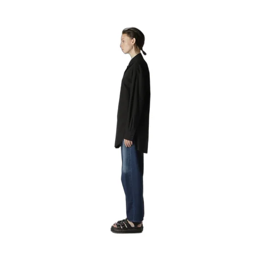Untwisting Lawn Work Shirt