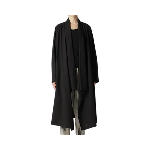 Cotton Flax Poplin Robe Coat