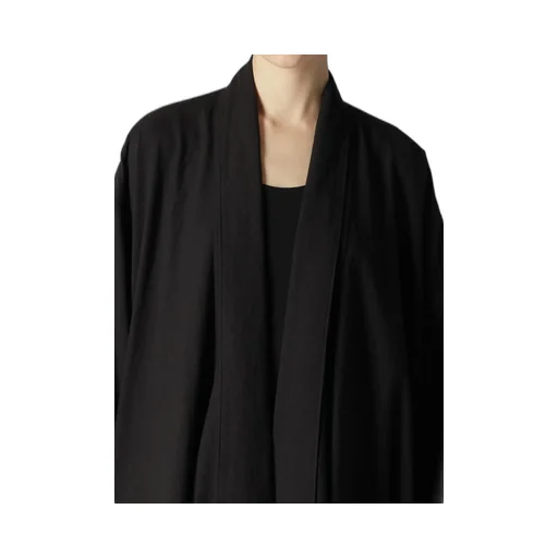 Cotton Flax Poplin Robe Coat