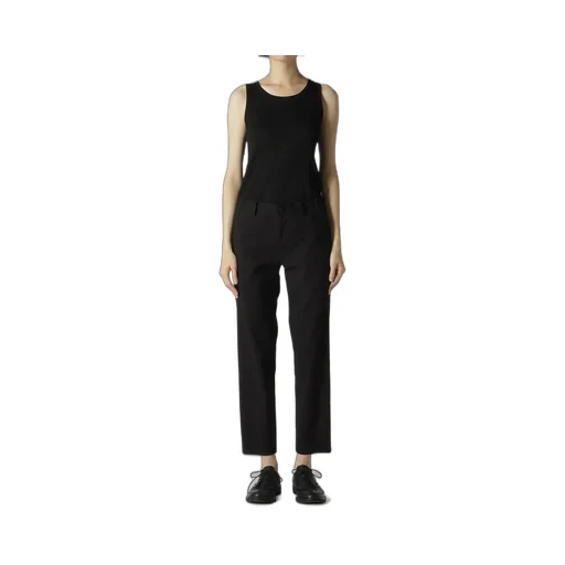 Cotton Flax Poplin Slim Pants