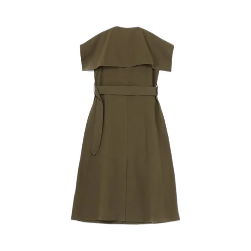 Cotton Flax Poplin Sailor Collar Coat