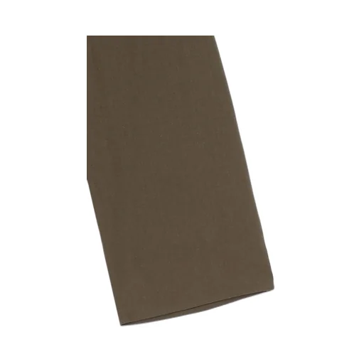 Cotton Flax Poplin Belted Pants