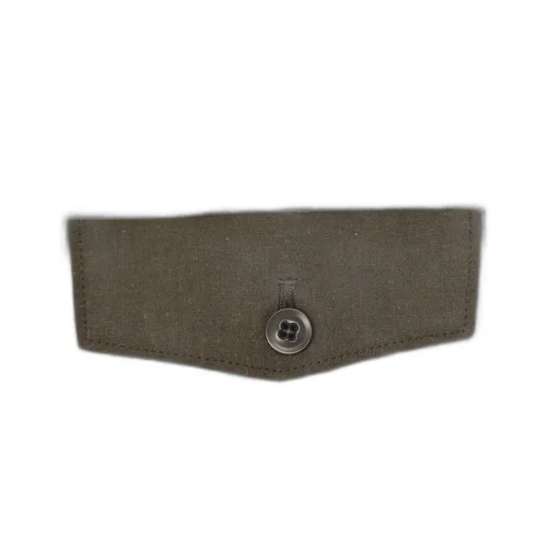 Cotton Flax Poplin Belted Pants