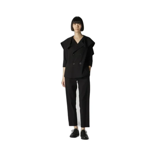 Cotton Flax Poplin Slim Pants