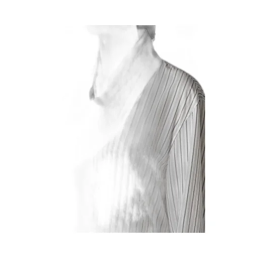 C/Cu Hard Twisted Dobby Stripe Tie Style Shirt