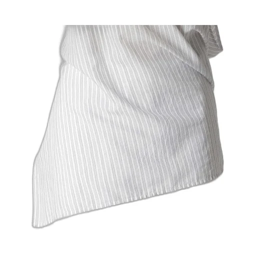 C/Cu Hard Twisted Dobby Stripe Sleeveless Drape Shirt