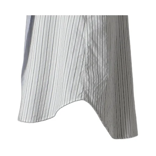 C/Cu Hard Twisted Dobby Stripe Tie Style Shirt