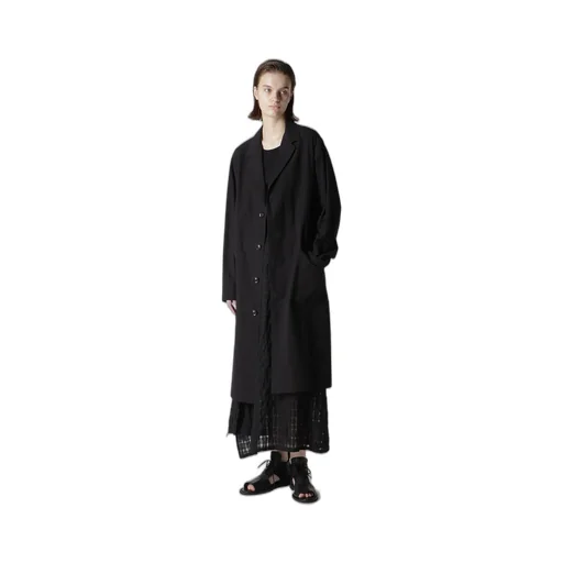 Cotton Linen Dump 4 Button Work Jacket