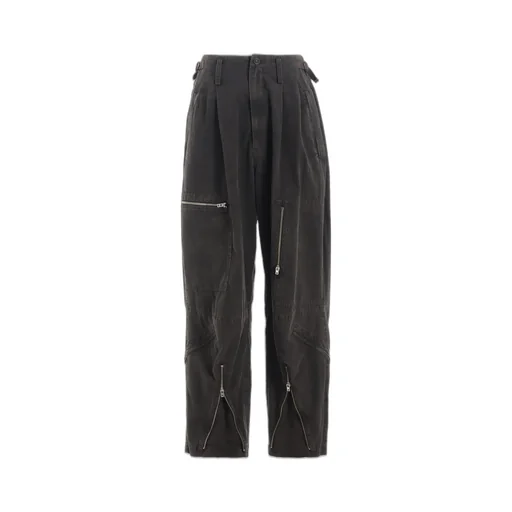 Cotton Slab Garment Dyeing Flight Pants