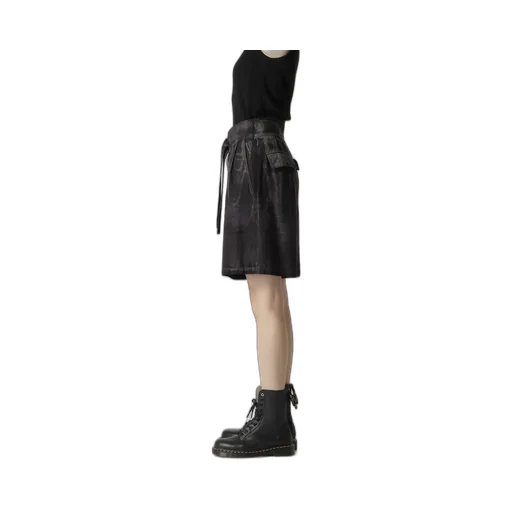 Melange Dungaree Gurka Shorts