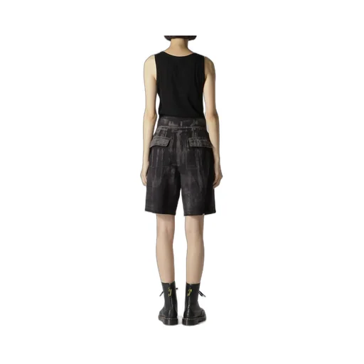 Melange Dungaree Gurka Shorts